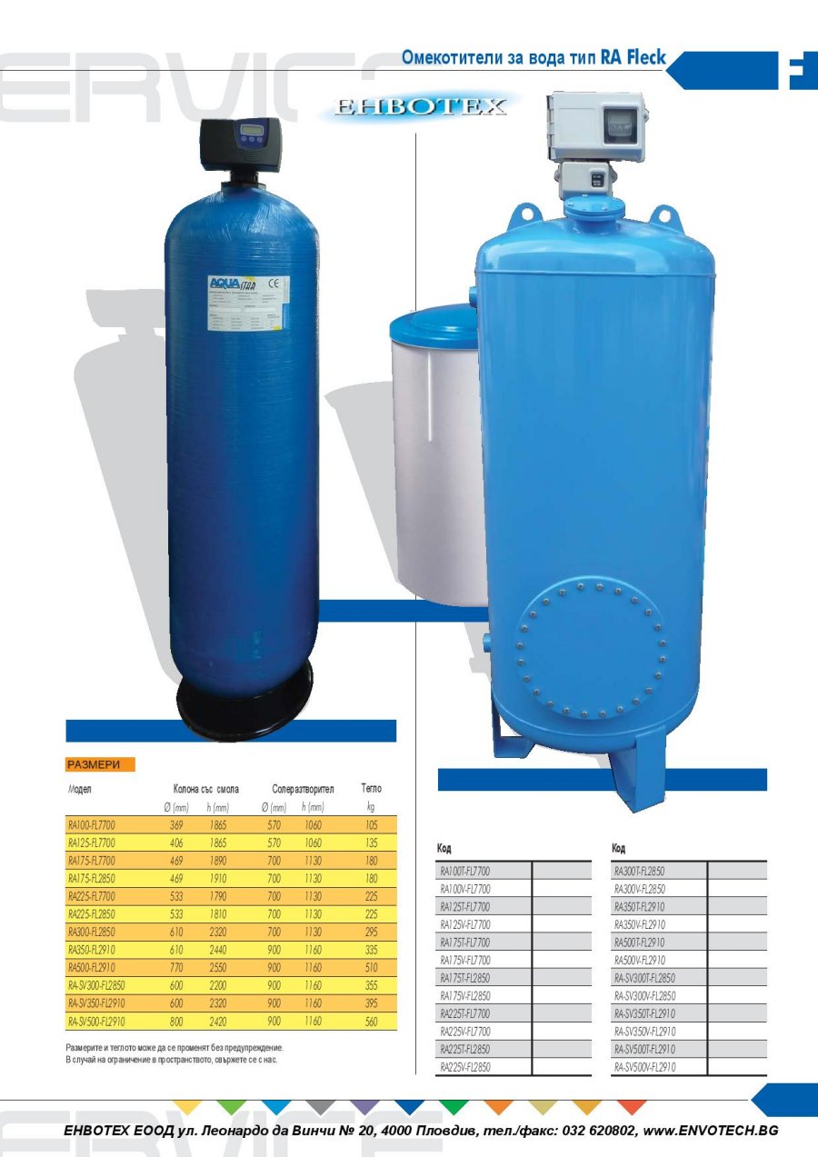Omekotiteli RA Fleck valve BG 2